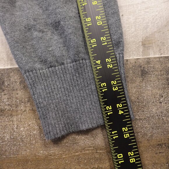 Gap Quarter zip pullover sweater men's extra large gray mock neck - Picture 7 of 10
